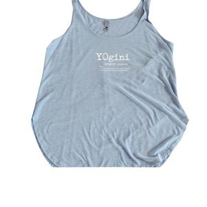Next Level Yoga Tank Top Blue L